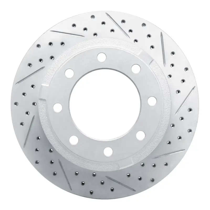 R1 11-22 Ford F-250 4Wd (Super Duty) Rear Right Drilled & Slotted Geo-Carbon Rotor 1