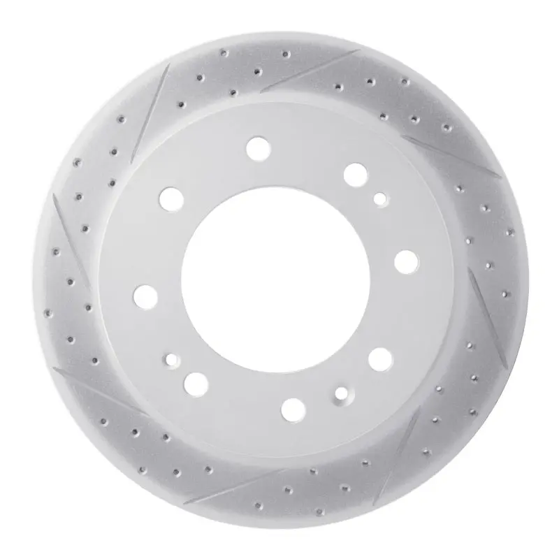 R1 11-25 Chevrolet Suburban 3500 Hd Front Right Drilled & Slotted Geo-Carbon Rotor 1