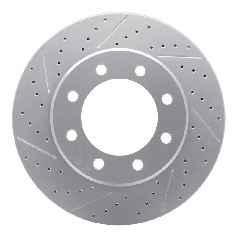 R1 12-21 Nissan Nv1500 Rear Left Drilled & Slotted Geo-Carbon Rotor 1