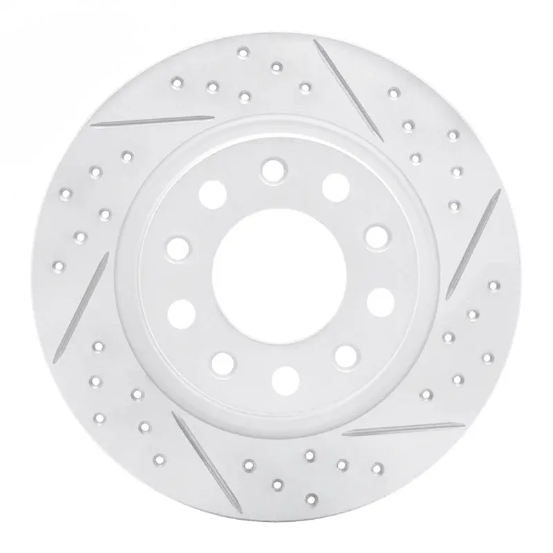 R1 13-16 Dodge Dart Rear Right Drilled & Slotted Geo-Carbon Rotor 1