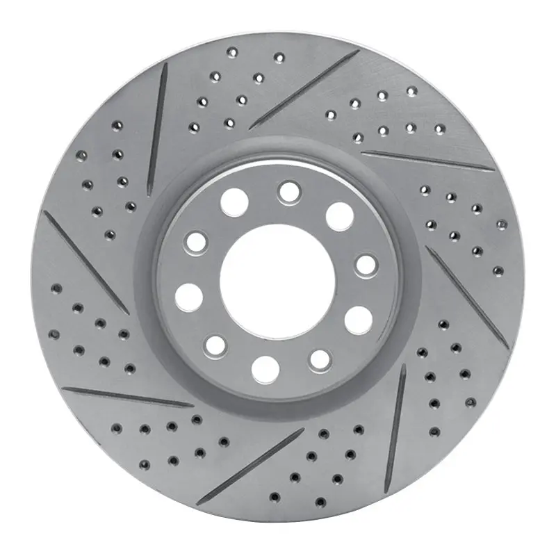 R1 13-23 Chrysler 200 Front Left Drilled & Slotted Geo-Carbon Rotor 1