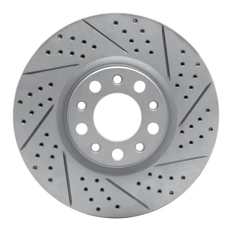 R1 13-23 Chrysler 200 Front Right Drilled & Slotted Geo-Carbon Rotor 1
