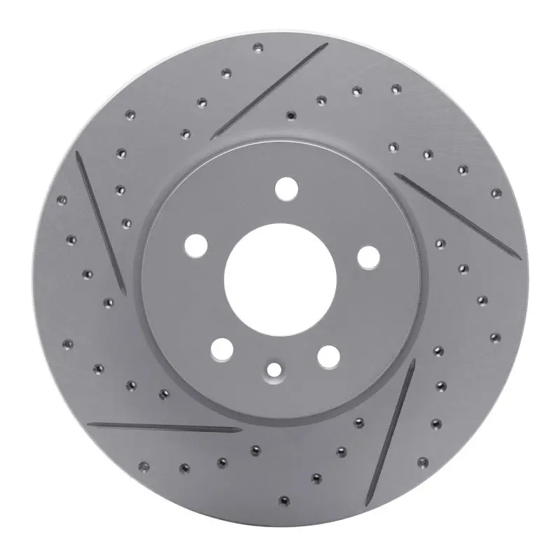 R1 13-25 Cadillac Ats Front Right Drilled & Slotted Geo-Carbon Rotor 1