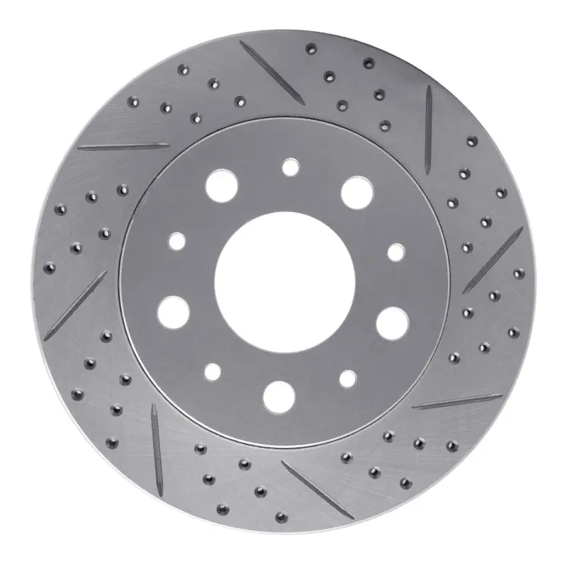 R1 14-21 Ram Promaster 2500 Rear Right Drilled & Slotted Geo-Carbon Rotor 1