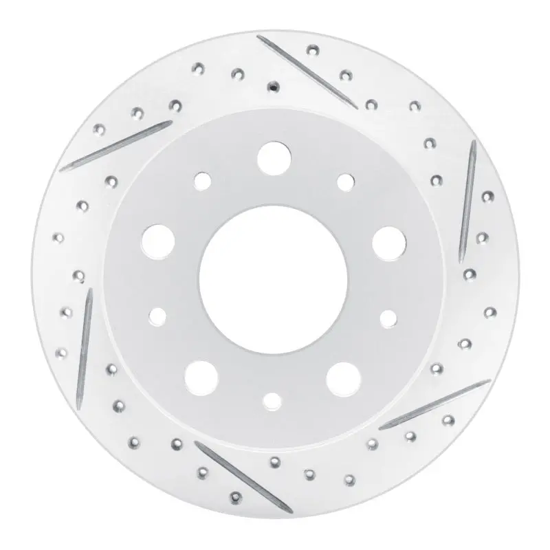 R1 14-21 Ram Promaster 3500 Rear Right Drilled & Slotted Geo-Carbon Rotor 1