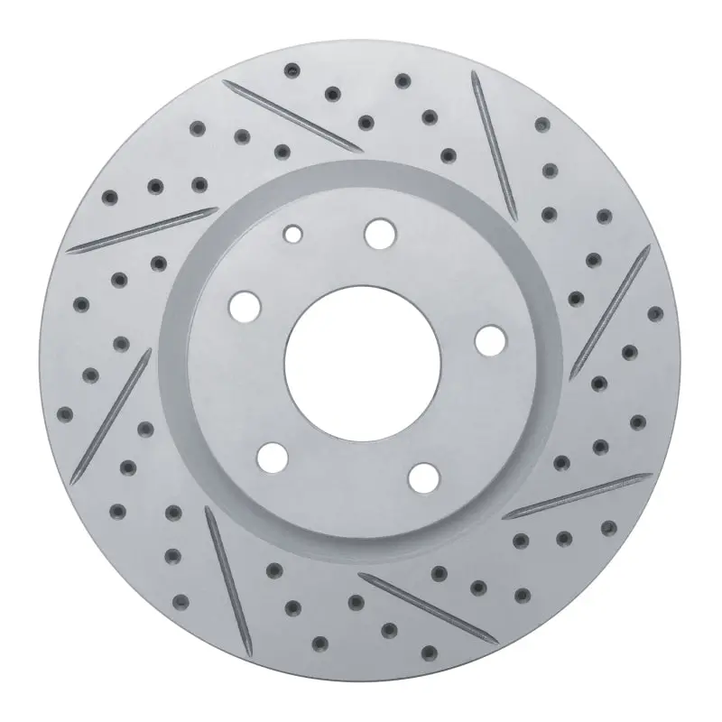R1 14-24 Mazda Cx-3 Front Right Drilled & Slotted Geo-Carbon Rotor 1