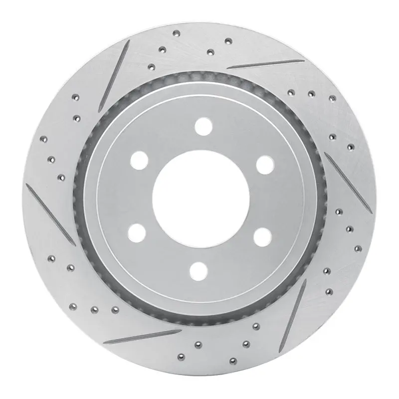 R1 15-17 Ford F-150 4Wd Rear Left Drilled & Slotted Geo-Carbon Rotor 1