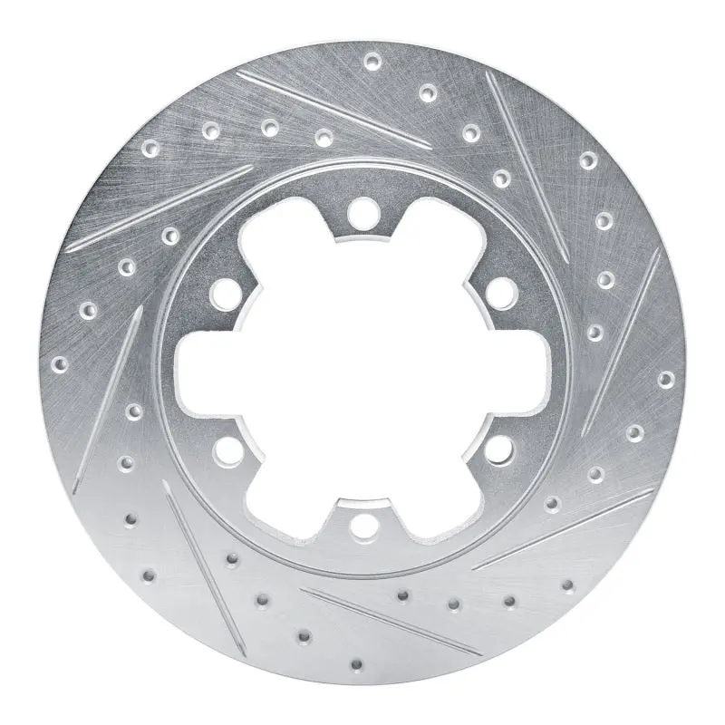 R1 15-25 Ford Transit-350/Srw Rear Right Drilled & Slotted Silver Brake Rotor 1