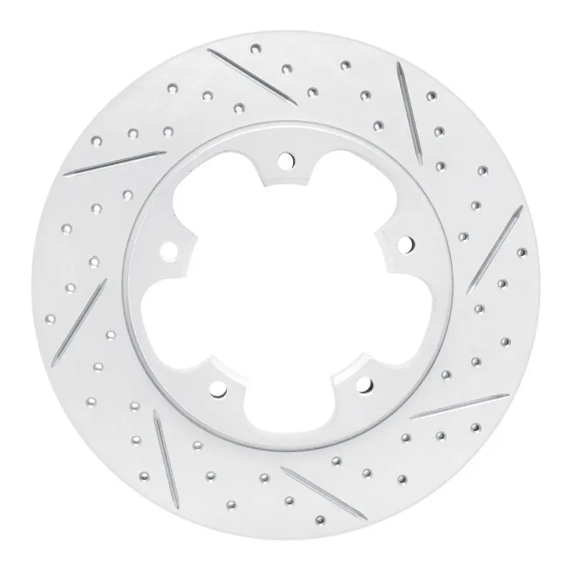 R1 15-26 Ford Transit-250 Rear Right Drilled & Slotted Geo-Carbon Rotor 1