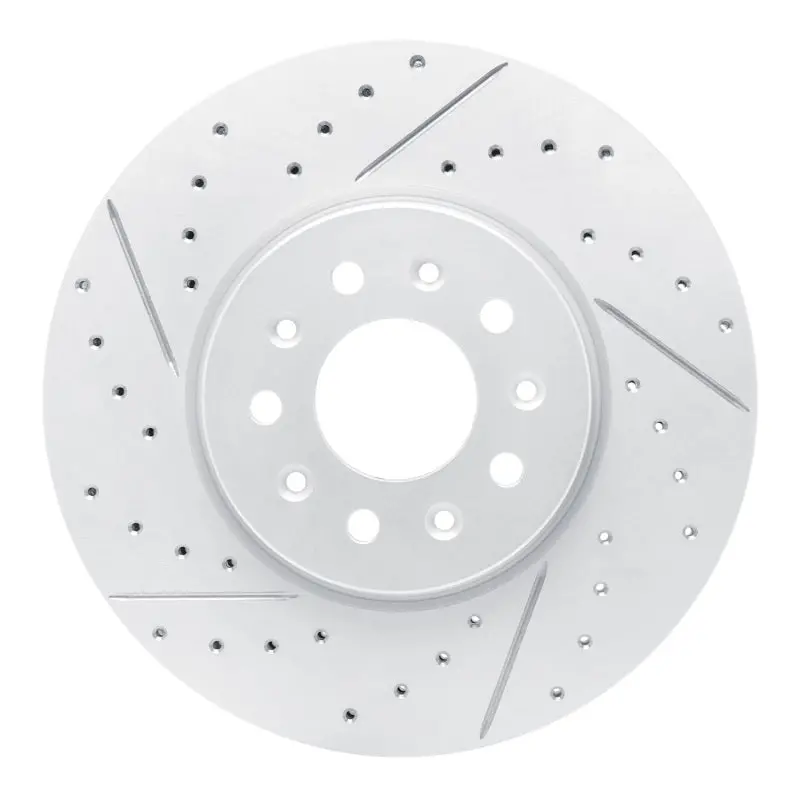 R1 16-21 Buick Lacrosse Front Left Drilled & Slotted Geo-Carbon Rotor 1
