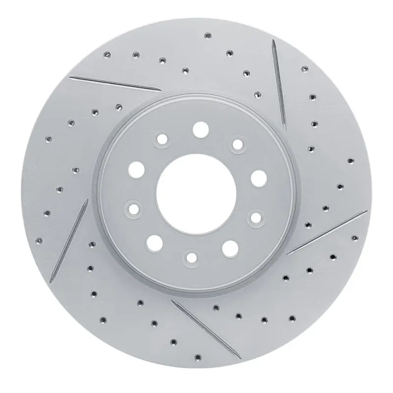 R1 16-21 Buick Regal Tourx Front Right Drilled & Slotted Geo-Carbon Rotor 1
