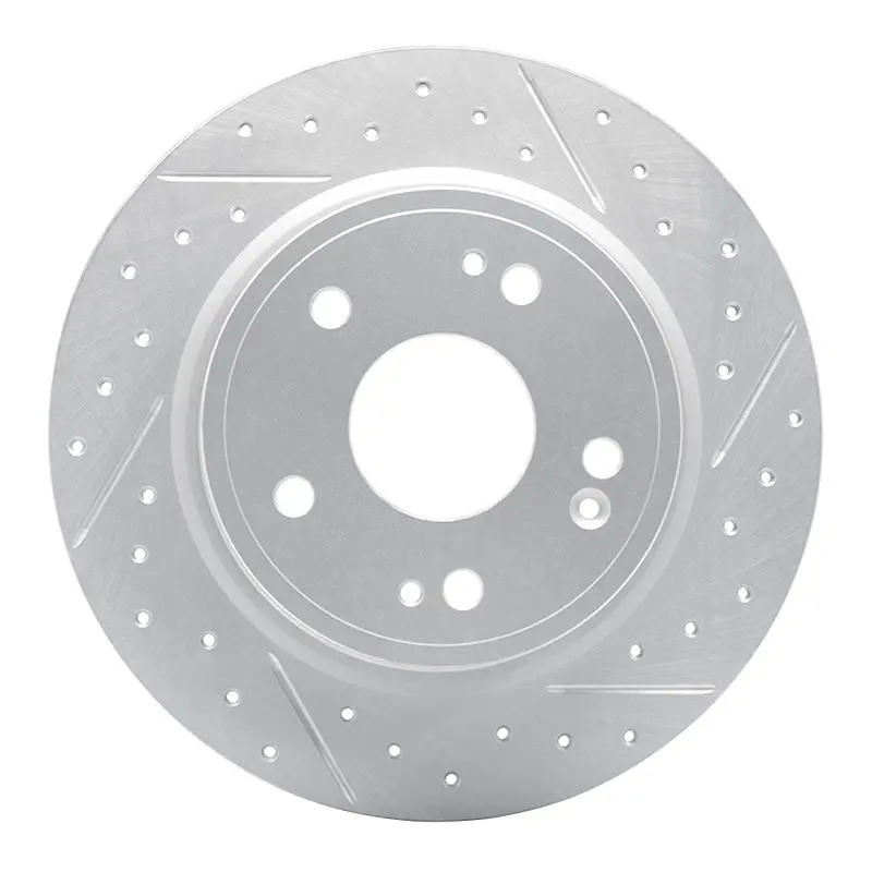 R1 16-25 Honda Hr-V Rear Right Drilled & Slotted Geo-Carbon Rotor 1