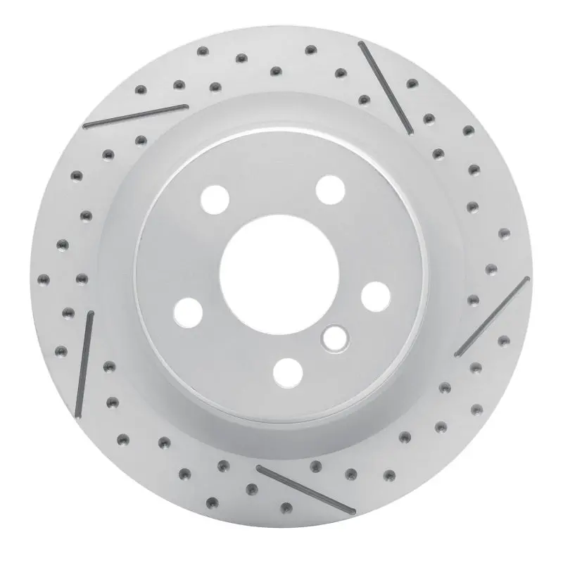 R1 16-26 Bmw X1 (Usa/Canada) Rear Right Drilled & Slotted Geo-Carbon Rotor 1