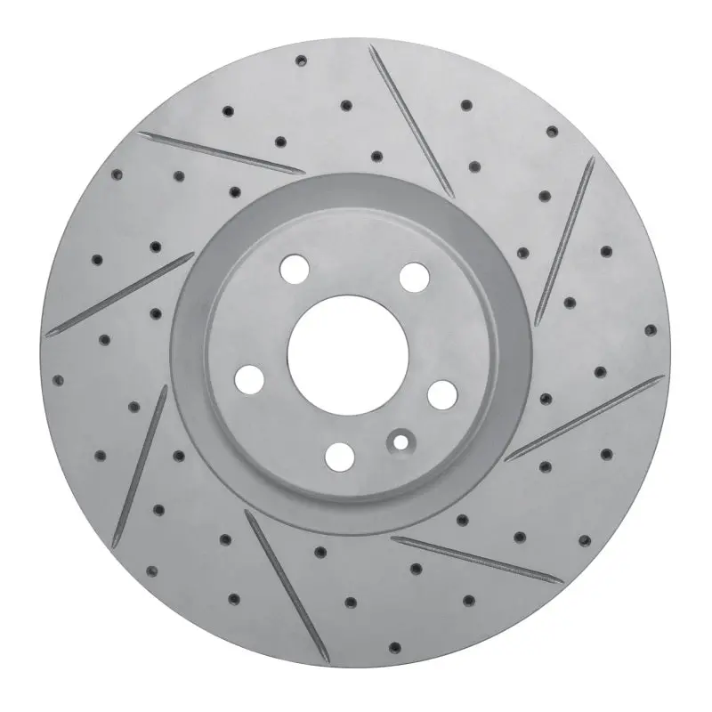 R1 16-26 Polestar Polestar 2 Front Right Drilled & Slotted Geo-Carbon Rotor 1