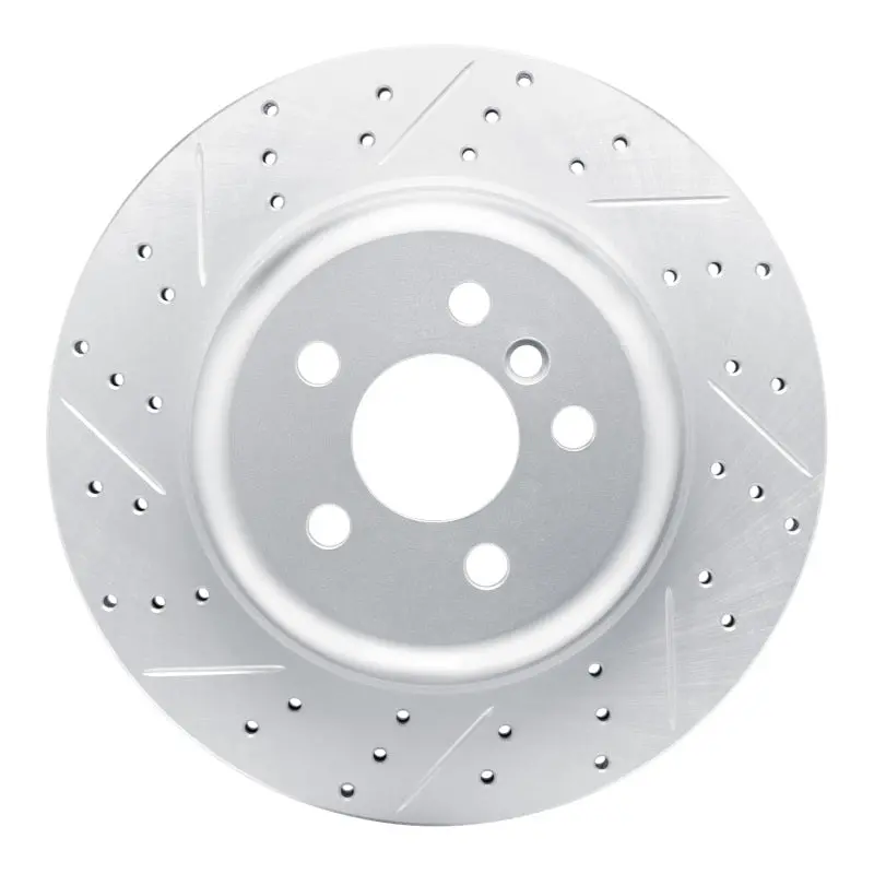 R1 17-26 Bmw Z4 Right Rear Drilled & Slotted Geo-Carbon Rotor 1