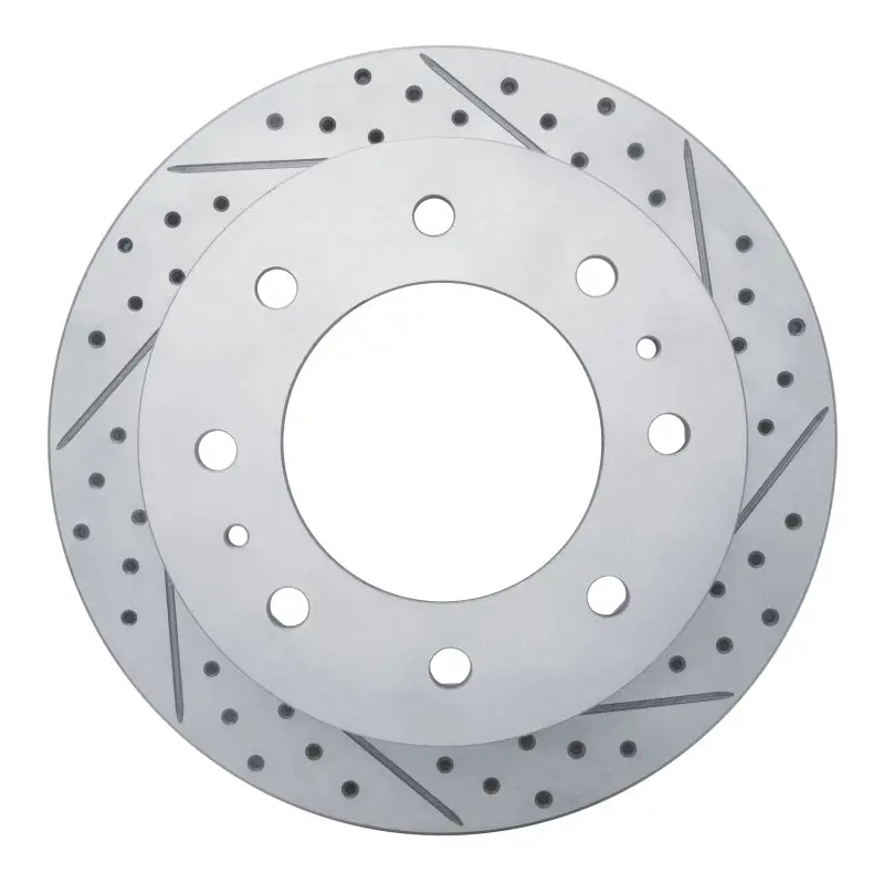 R1 19-25 Buick Envision Front Right Drilled & Slotted Geo-Carbon Rotor 1