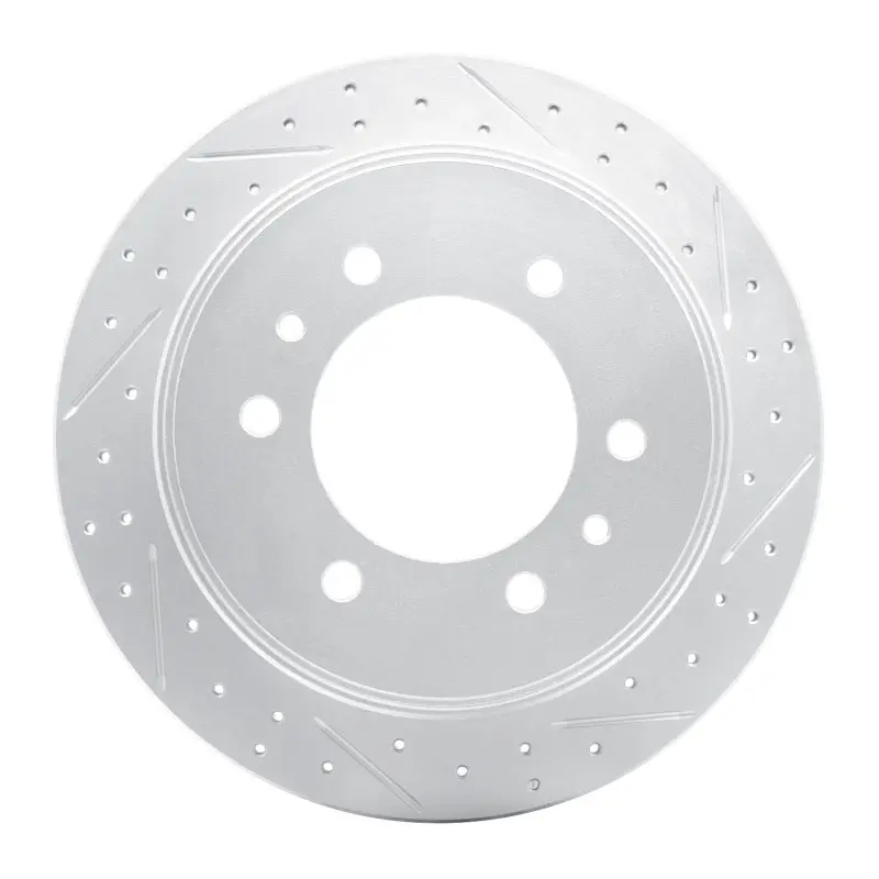 R1 19-25 Freightliner Sprinter 2500 Rear Right Drilled & Slotted Geo-Carbon Rotor 1