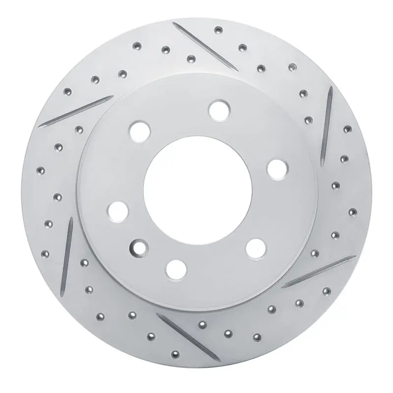 R1 19-25 Freightliner Sprinter 2500 Rear Right Drilled & Slotted Geo-Carbon Rotor 1