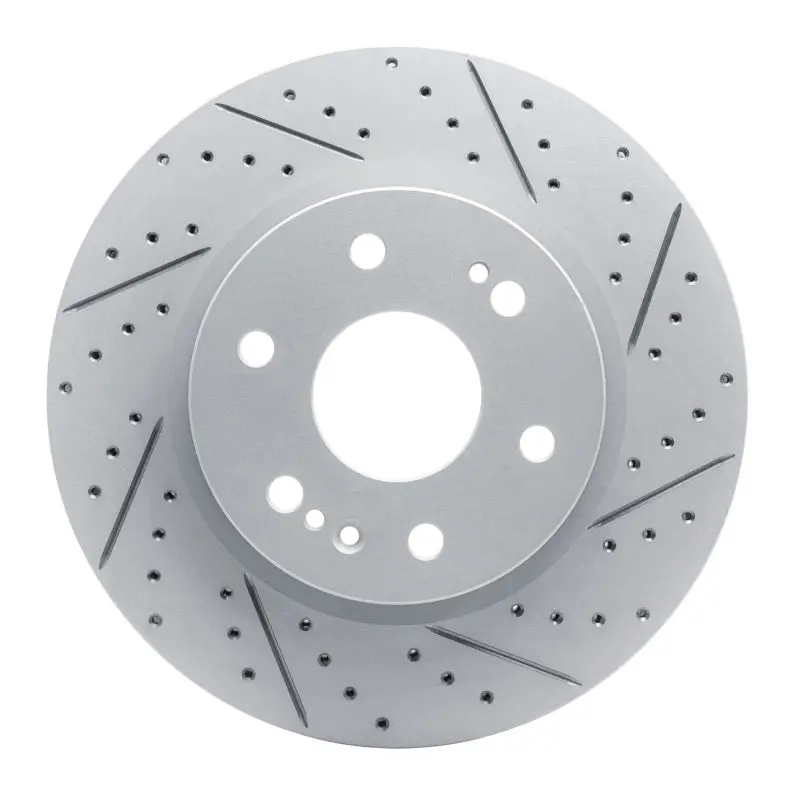 R1 19-26 Cadillac Escalade Front Right Drilled & Slotted Geo-Carbon Rotor 1