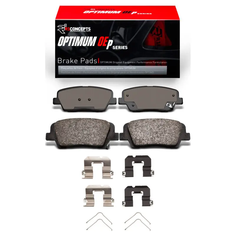 R1 2007-2022 Genesis G70 Rear R1 Optimum Oe Pads & Hardware Kit 1