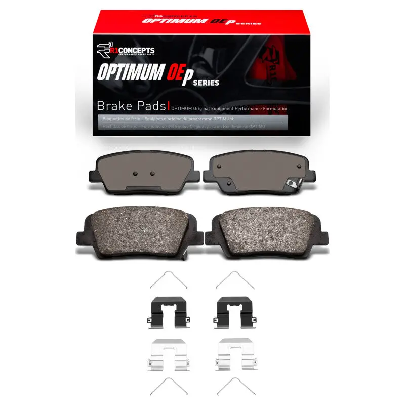 R1 2015-2020 Kia Sorento Rear R1 Optimum Oe Pads & Hardware Kit 1