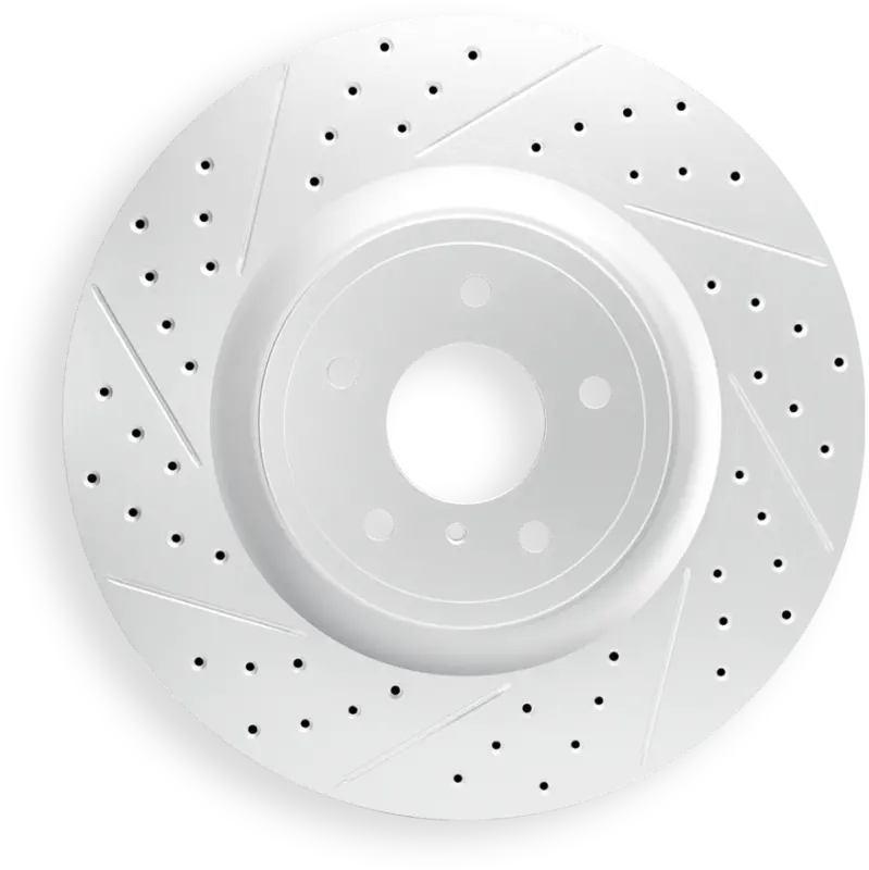 R1 23-25 Chevrolet Colorado Front Right Drilled & Slotted Geo-Carbon Rotor 1