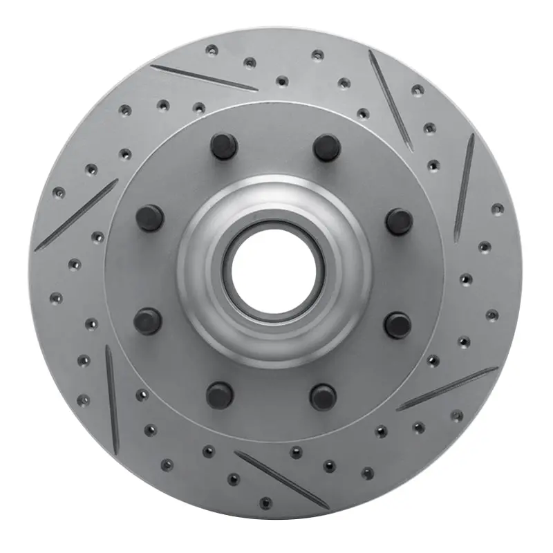 R1 71-95 Chevrolet P20 Van Front Right Drilled & Slotted Geo-Carbon Rotor 1