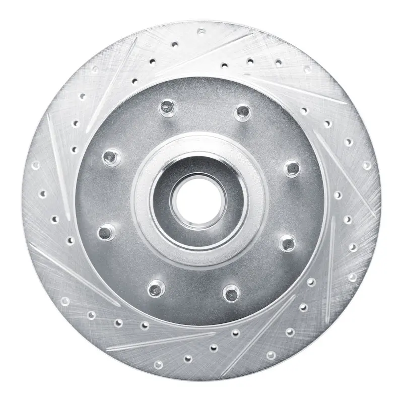 R1 73-77 Dodge B300 Van (71-74) / B300 (75-80) Front Left Drilled & Slotted Silver Brake Rotor 1