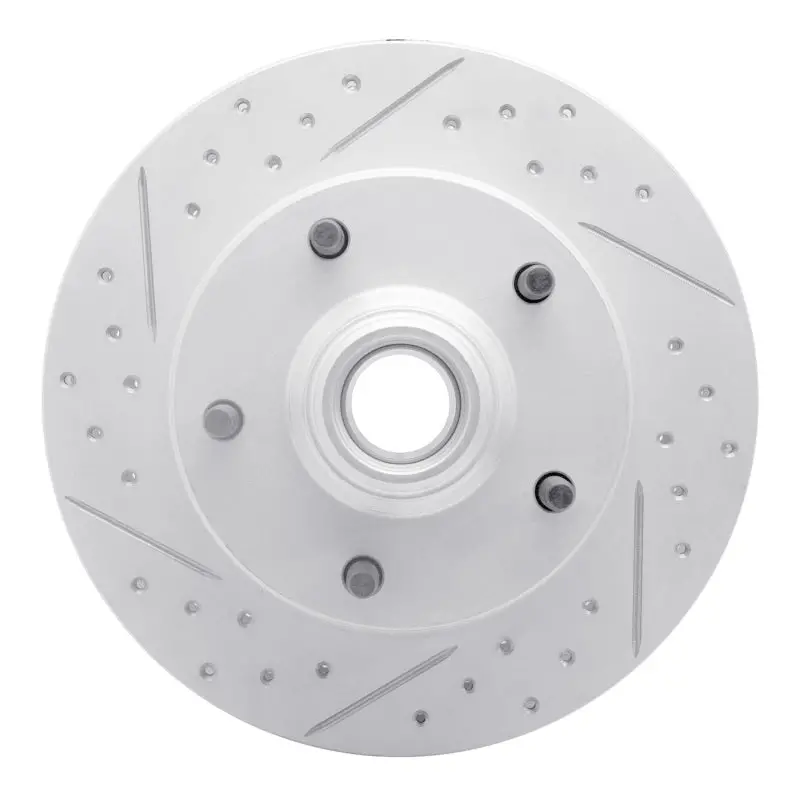 R1 73-93 Ford F-150 Rwd Front Left Drilled & Slotted Geo-Carbon Rotor 1