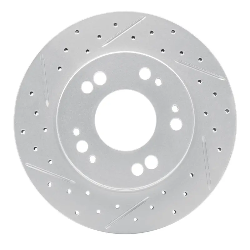 R1 90-05 Chrysler Sebring Front Left Drilled & Slotted Geo-Carbon Rotor 1