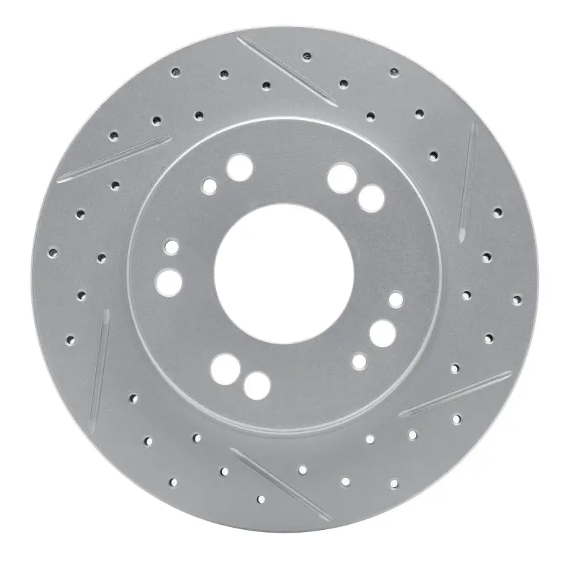 R1 90-05 Chrysler Sebring Front Right Drilled & Slotted Geo-Carbon Rotor 1