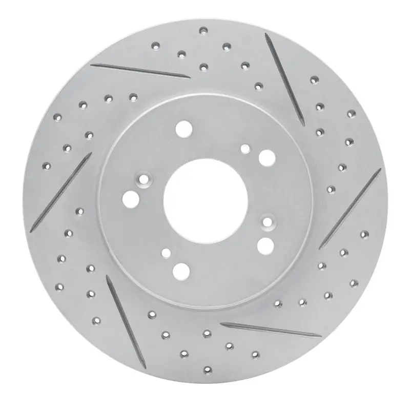 R1 91-96 Acura Nsx Rear Right Drilled & Slotted Geo-Carbon Rotor 1