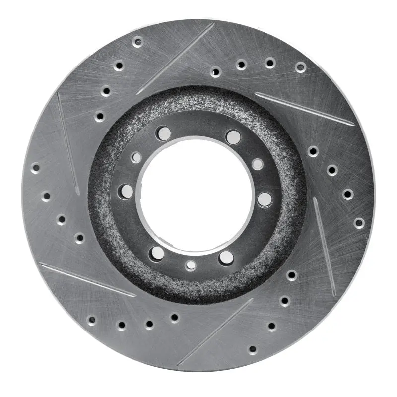R1 92-02 Acura Slx Front Left Drilled & Slotted Silver Brake Rotor 1