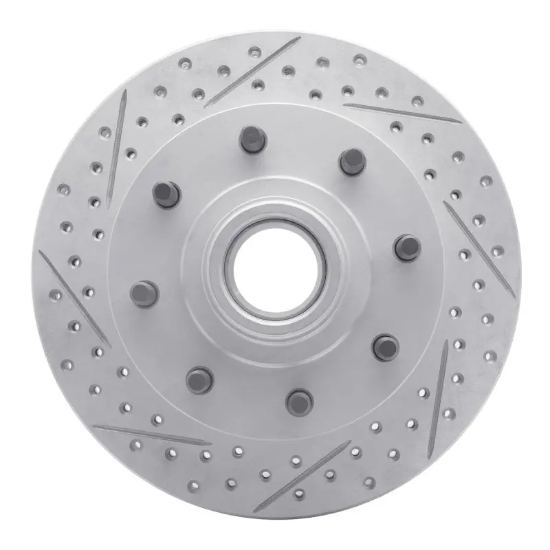 R1 92-02 Chevrolet C1500 Suburban Front Left Drilled & Slotted Geo-Carbon Rotor 1