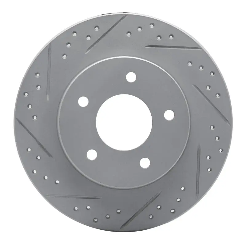 R1 92-05 Buick Park Avenue Rear Left Drilled & Slotted Geo-Carbon Rotor 1