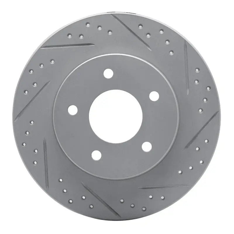 R1 92-05 Buick Riviera Rear Right Drilled & Slotted Geo-Carbon Rotor 1
