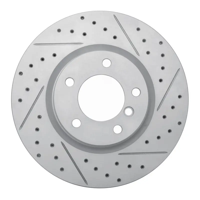 R1 95-02 Bmw M3 Left Front Drilled & Slotted Geo-Carbon Rotor 1
