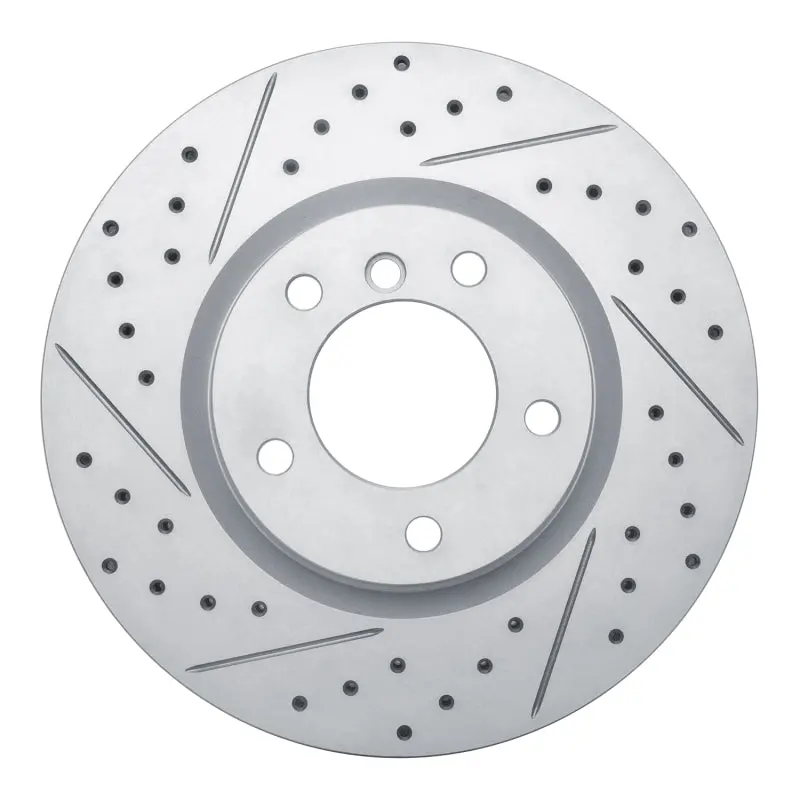 R1 95-02 Bmw Z3 Right Front Drilled & Slotted Geo-Carbon Rotor 1