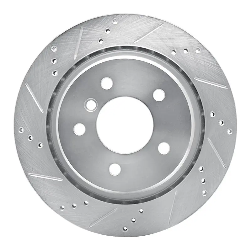 R1 95-02 Bmw Z3 Right Rear Drilled & Slotted Silver Brake Rotor 1