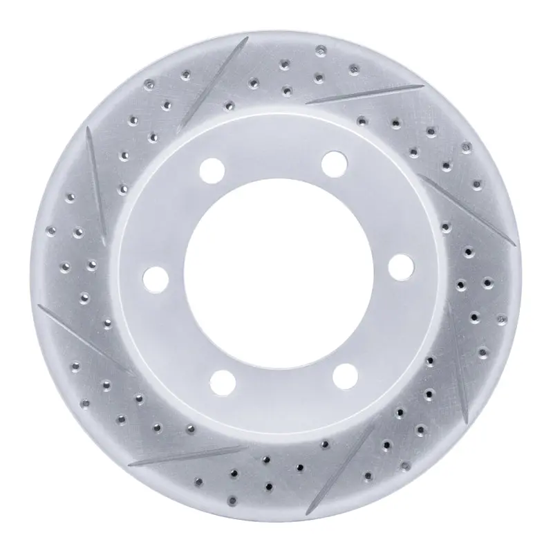 R1 95-04 Toyota 4Runner Front Left Drilled & Slotted Geo-Carbon Rotor 1