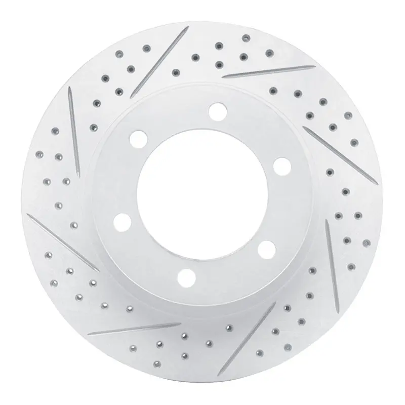 R1 95-04 Toyota 4Runner Front Left Drilled & Slotted Geo-Carbon Rotor 1