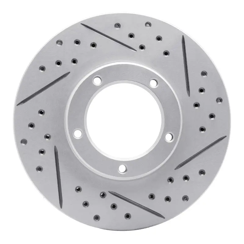 R1 95-04 Toyota Tacoma Front Right Drilled & Slotted Geo-Carbon Rotor 1