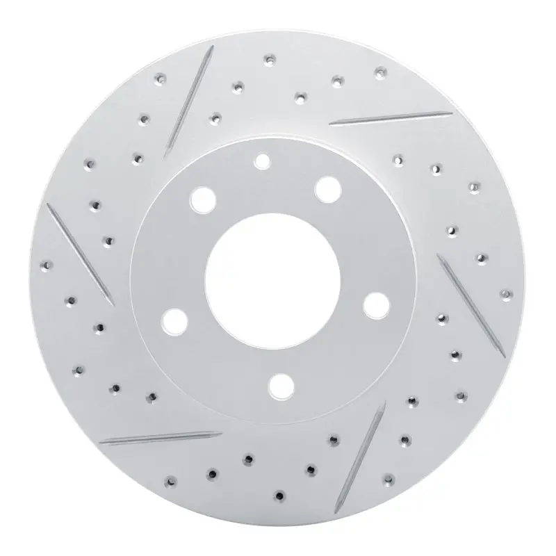 R1 95-06 Mazda Mpv Front Left Drilled & Slotted Geo-Carbon Rotor 1