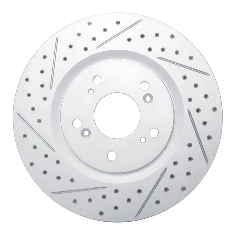 R1 97-05 Acura Nsx Rear Left Drilled & Slotted Geo-Carbon Rotor 1