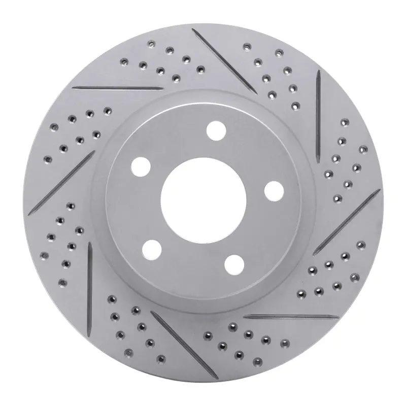 R1 97-05 Buick Park Avenue Front Right Drilled & Slotted Geo-Carbon Rotor 1
