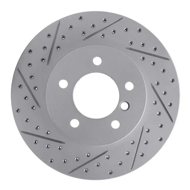 R1 99-08 Bmw 325Xi Front Right Drilled & Slotted Geo-Carbon Rotor 1