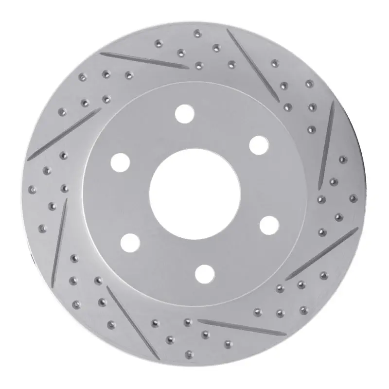 R1 99-08 Cadillac Escalade Front Right Drilled & Slotted Geo-Carbon Rotor 1