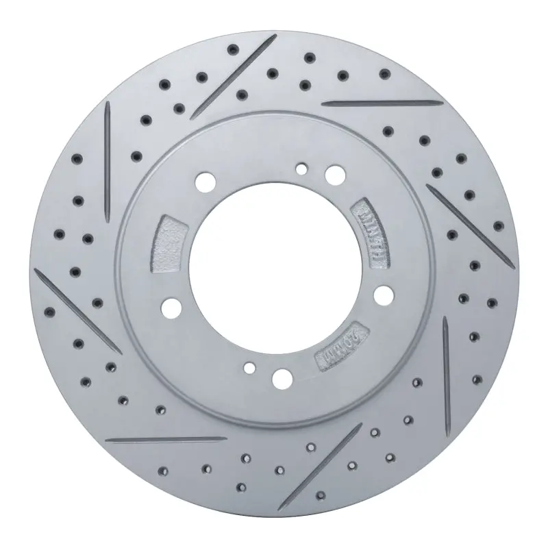 R1 99-08 Chevrolet Tracker Front Left Drilled & Slotted Geo-Carbon Rotor 1