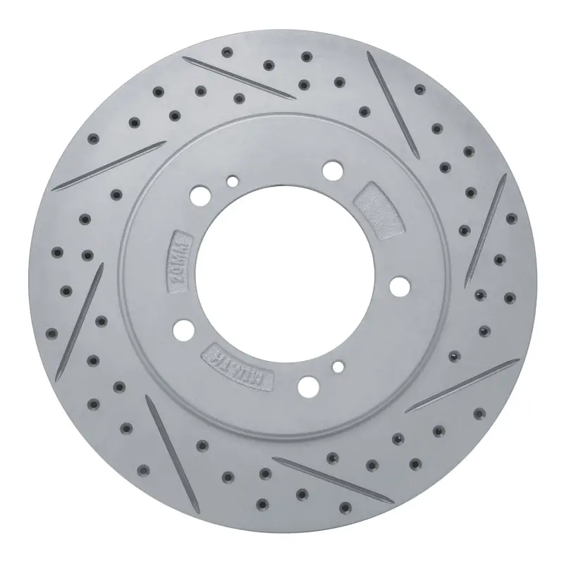 R1 99-08 Chevrolet Tracker Front Right Drilled & Slotted Geo-Carbon Rotor 1