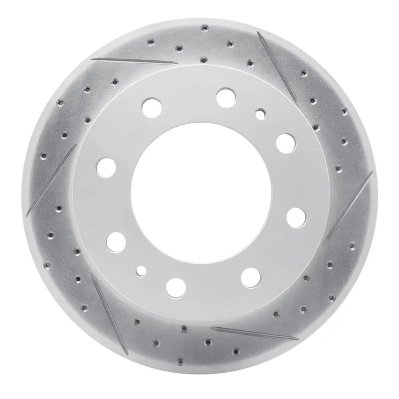 R1 99-20 Cadillac Deville Front Right Drilled & Slotted Geo-Carbon Rotor 1